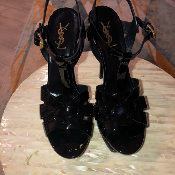 Saint Laurent Platform Sandals - Picture 3 of 5